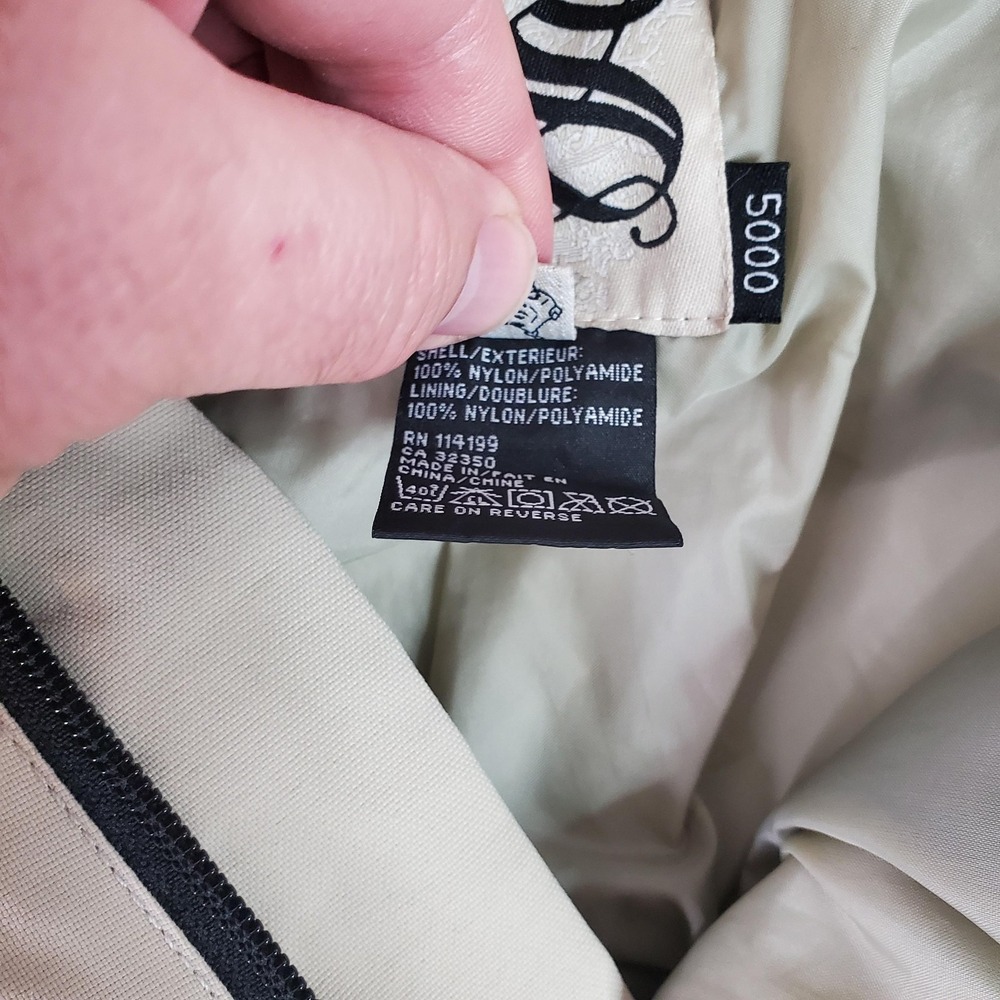 Quiksilver 5000 Snow Pants Mens Medium (34x30) Beige Cargo Ski Snowboard Vented - Picture 15 of 16